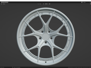 Custom Wheel N3 3D Model