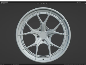 Custom Wheel N3 3D Model