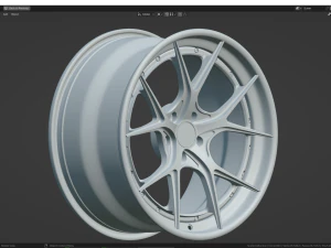 Custom Wheel N3 3D Model