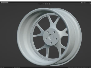 Custom Wheel N3 3D Model