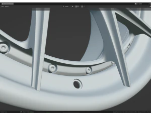 Custom Wheel N3 3D Model