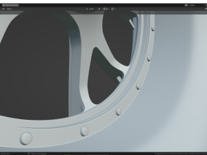 Custom Wheel N3 3D Model