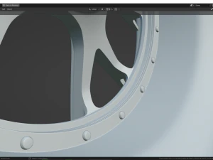 Custom Wheel N3 3D Model