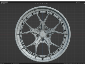Custom Wheel N3 3D Model