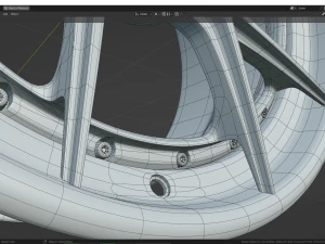 Custom Wheel N3 3D Model