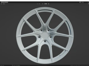 Custom Wheel N4 3D Model