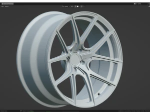 Custom Wheel N4 3D Model