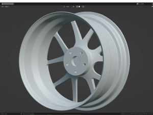 Custom Wheel N4 Model 3D