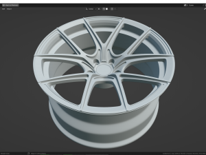 Custom Wheel N4 Model 3D