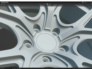 Custom Wheel N4 3D Model