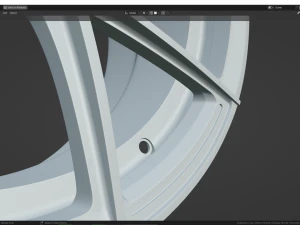 Custom Wheel N4 3D Model