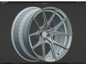 Custom Wheel N4 Model 3D