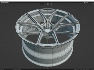 Custom Wheel N4 3D Model