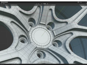 Custom Wheel N4 3D Model