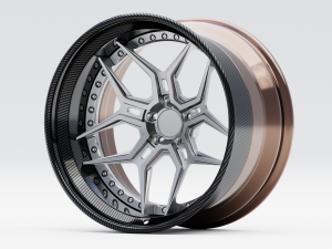 Custom Wheel N5 3D Model