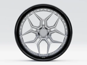 Custom Wheel N5 3D Model