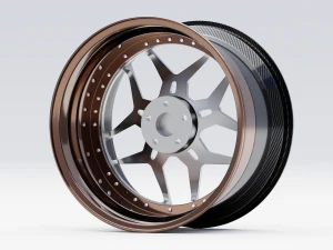 Custom Wheel N5 3D Model