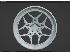 Custom Wheel N5 Modello 3D