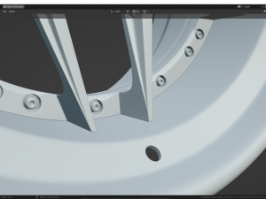 Custom Wheel N5 Modello 3D