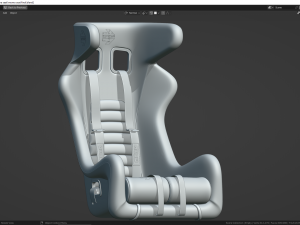 Momo Daytona Driver seat Model 3D