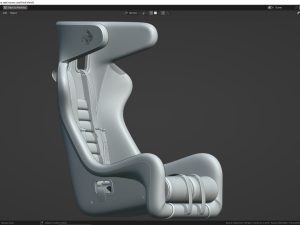Momo Daytona Driver seat Model 3D