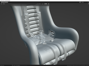 Momo Daytona Driver seat Model 3D
