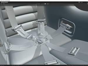 Momo Daytona Driver seat Model 3D