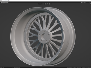 AL13 R100-R 3 piece Modello 3D