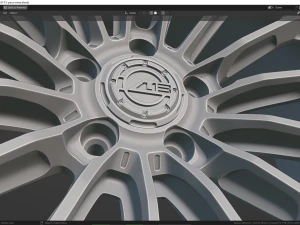 AL13 R100-R 3 piece 3D Model