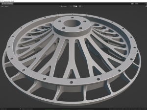 AL13 R100-R 3 piece Modello 3D