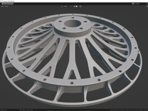 AL13 R100-R 3 piece 3D Model