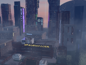 Futuristic City - Ocean City 3D Model