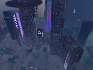 Futuristic City - Ocean City 3D Model