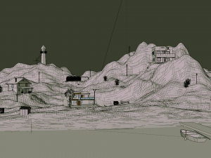 Isolated Island Model 3D