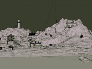 Isolated Island 3D Model