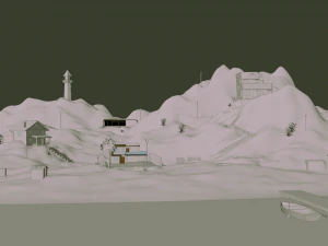 Isolated Island 3D Model