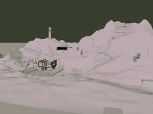 Isolated Island Model 3D