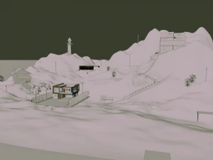 Isolated Island 3D Model