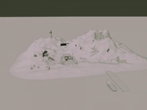 Isolated Island 3D Model