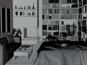 Bedroom Interior Modelo 3D