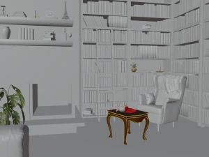 Bedroom Interior 3D Model