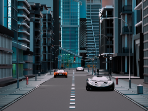 Central Business City 3D Model