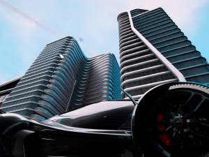 Central Business City 3D Model
