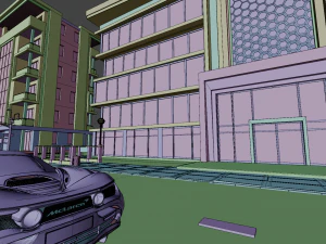 Central Business City 3D Model