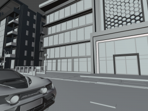 Central Business City 3D Model