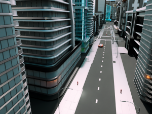 Central Business City 3D Model