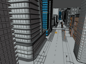 Central Business City 3D Model