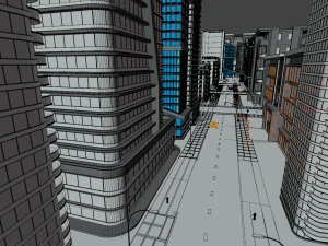 Central Business City 3D Model