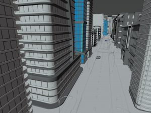Central Business City 3D Model