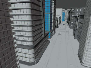 Central Business City 3D Model